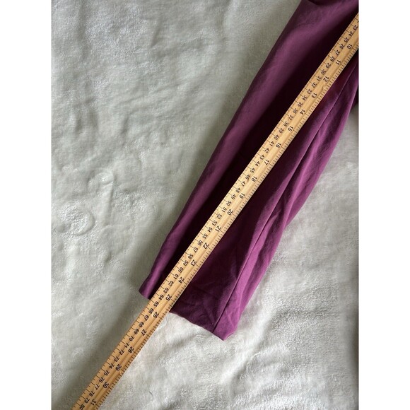 Giorgio Armani Black Label Womens Blazer Size 38 One Button Coat Magenta Vintage - Picture 9 of 12